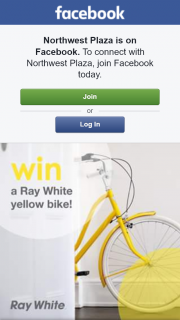 Northwest Plaza – Win a Ray White Yellow Bike & $100 Woolies Gift Card