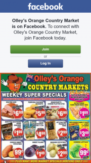 Olley’s Orange Country Market – Win a $50 Fruit & Vegetable Box..