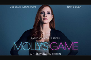 Perth Now – Win Tickets to Molly’s Game closes 12noon