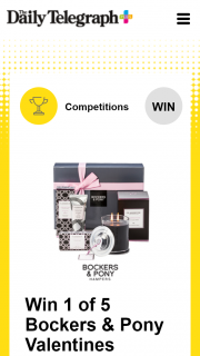 Plusrewards – Win a Valentines Hamper Every Day for 5 Days (prize valued at $495)