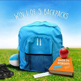 Post High FB – Win 1 of These Awesome Backpacks