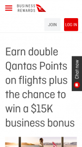 Qantas FF Business – Win a Back to Business Bonus With Qantas Business Rewards^. (prize valued at $15,000)