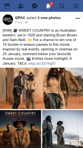 QPAC – Win One of 10 Double In-Season Passes to this Movie