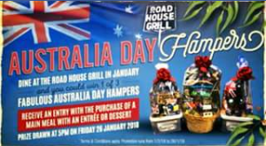 Roadhouse Grill – Win a $50 Rhg Voucher (prize valued at $500)