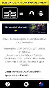 Science in Sport – Win One of These Prizes