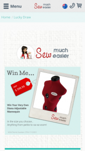 Sew Much EasierWin a dressmaker manniquin – Competition (prize valued at $399)