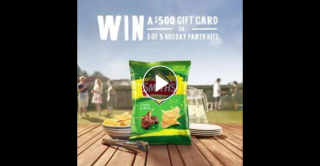 Smith’s Chips – Win a $500 Gift Card Or 1 of 5 Aus Day Party Kits Worth Over $350 Simply Tell Us Your Best Tip for a Great Australia Day Party In 25 Word Or Less