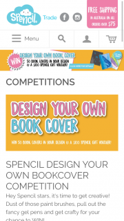 Spencil – Win 50 Book Covers Printed With Your Design