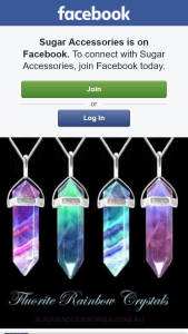 Sugar Accessories – Win a Fluorite Crystal Point Necklace