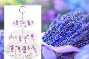 Sweepon – Win a Beautiful Ashdene I Love Lavender 3 Tier Cake Stand (prize valued at $60)
