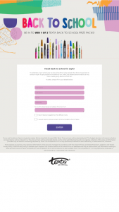 Texta – Win The Ultimate Back to School Texta Prize Pack
