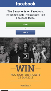 The Barracks – Win Tickets to Brisbane Foo Fighters Concert