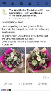 The Wild Orchid Florist – Win a Bouquet