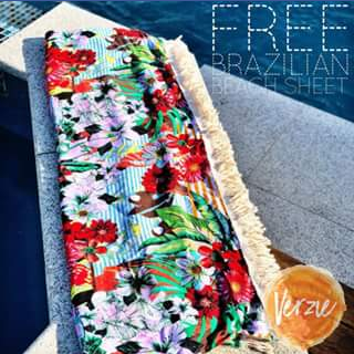 Verzie – Win this Stunning Brazilian Beach Sheet