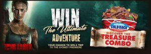 Cold Rock – Tomb Raider – Win a prize package valued at $3,760 including a trip to Sydney and more