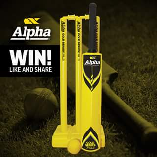Alpha Tools – Win 1 of 5 Alpha Cricket Sets