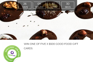 Careerone Greatest Job Ever – Win One of Five X $500 Good Food Gift Cards and Dine at The Best Restaurants Across Australia