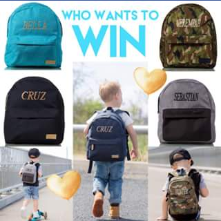 Cruz Co – Win One of The New Personalised Backpack Range