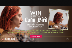Dendy – Win a Copy of The Lady Bird Soundtrack