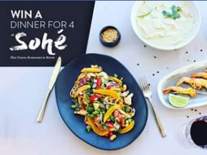 Empire Property Solutions FB – Win Dinner for 4 at Sohe’ Thai Fusion In Bicton