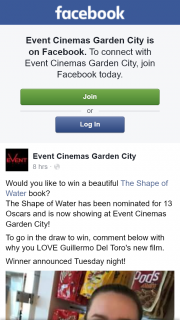 Event Cinemas Garden City – Win a Beautiful The Shape of Water Book
