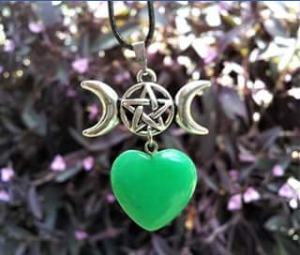 Matty’s Creations & Crystals – Win a Green Jade Heart Necklace