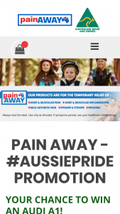 Pain Away – Terry White Chemmart buy any Pain Away product – Win a Maximum of Two (2) Prizes (prize valued at $1)