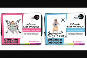 Parent Hub – Win 1 of 6 Cute Milestone Baby Backdrops By Baby Made (prize valued at $24.95)