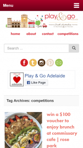 Play&Go – Win a $100 Voucher to Enjoy Brunch at Commissary Cafe | Rose Park (prize valued at $1)