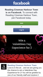 Reading cinemas Harbourtown – Win a Valentines Day Experience for 2