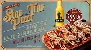 Roadhouse Grill – Win Two Surf & Turf Pizzas