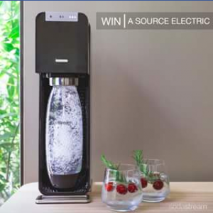 SodaStream – Win One of 3 Source Electric Sparkling Water Makers