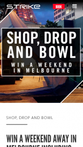 Strike Bowling – Win a Weekend Away In Melbourne for Two (prize valued at $500)