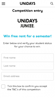 UniDays – Win an Entire Semester of Free Rent (prize valued at $5,000)