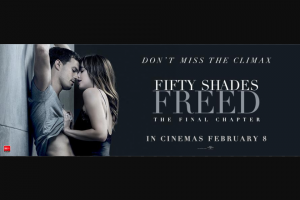 Visa Entertainment – Win 1 of 30 Double Passes to See Fifty Shades Freed