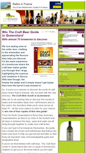 Visit Vineyards – Win The Craft Beer Guide to Queensland