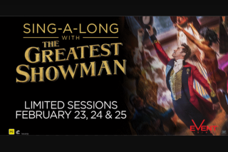 Warner Music – Win Tickets to The Greatest Showman Sing a Long