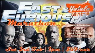 Yatala 3 drive-in theatre – Win 1 of 5 Car Passes to Our Fast & Furious Marathon Tomorrow Night at 7pm&#127950&#127950&#127950 Winners Will Be Announced Friday 2 February at 3pm