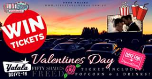 Yatala 3 drive-in theatre – Win One of 3 Valentines Day Packages