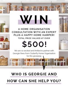 SWIISH – March Makeover – Win a home organisation consultation with an expert plus a Happy Home Hamper (total prize valued at $500)