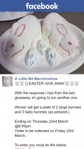 A Little Bit Marshmellow – Win Marshmellow Bunnies Must Collect Townsville Ends 8pm