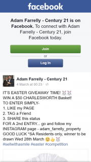 Adam Farrelly Century 21 – Win a $50 Charlesworth Basket