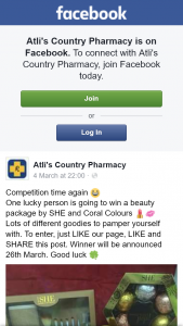 Atli’s Country Pharmacy – Win a Beauty Package By She and Coral Colours