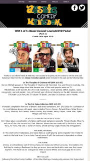Aussie Comedy Kingdom – Win this DVD Pack Featuring 3 Titles From The New Classic Comedy Legends Series
