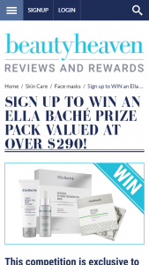 Beauty Heaven – Win an Ella Bache Prize Pack Valued at Over $290 (prize valued at $290)