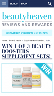 Beauty Heaven – Win 1 of 3 Beauty Boosters Supplement Sets