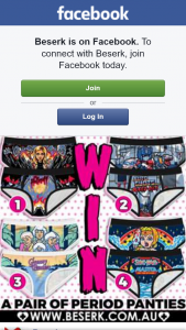 Beserk clothing – Win a Pair of Period Panties of Your Choice