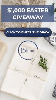 Bhumi Organic Cotton – Win an Assortment of Organic Fairtrade Goodies From Bhumi Organic Cotton Valued at $1000 (prize valued at $1,000)