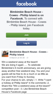 Bimbimbie Beach House Cowes Phillip Island – Win a Weekend Away at The Beach (prize valued at $500)
