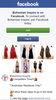 Bohemian Inspire – Win a Dress